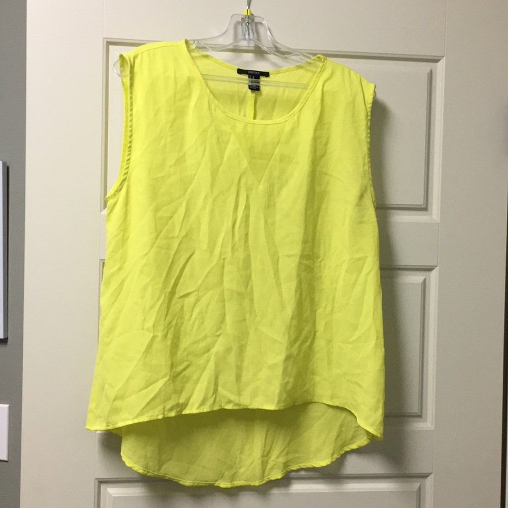 Neon yellow top